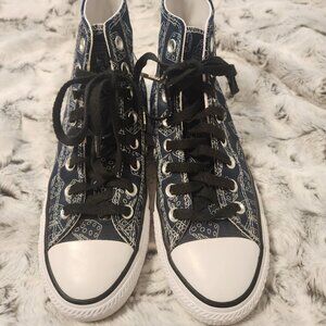 Converse CONS Chuck Taylor All Star High Tops – Dice Print (Woman's size 8.5)